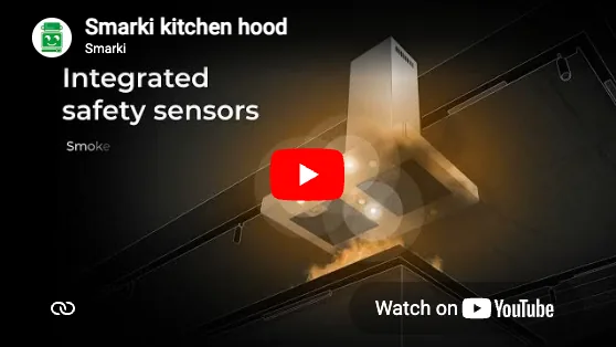 Smart Kitchen Hood System — integrated safety sensors
